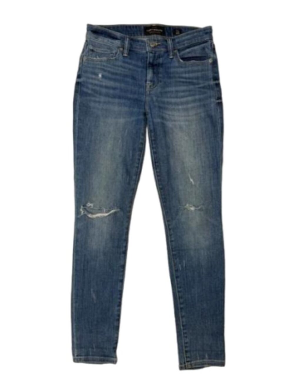 Lucky Brand Ava Skinny Ankle Cheville Distressed Jeans Size 2/26 #2335